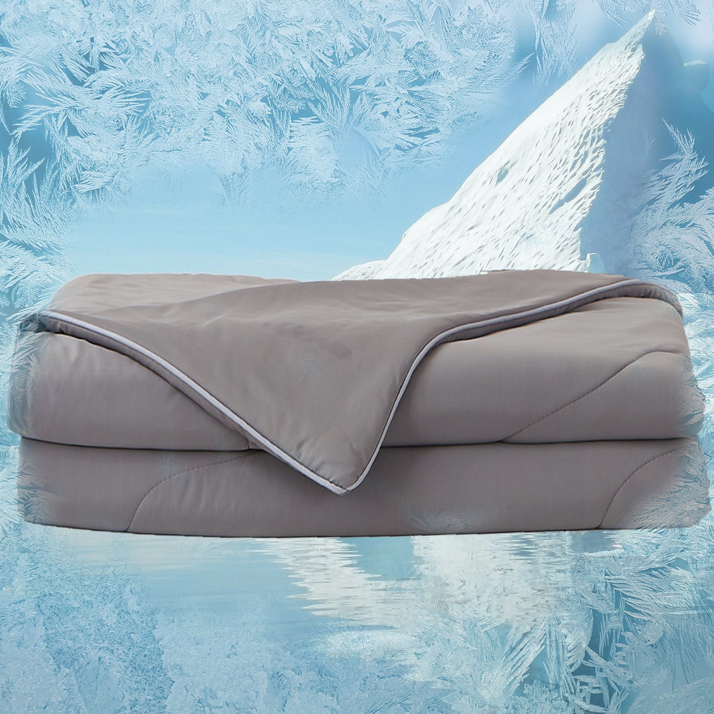 MorroMorn IceyRest Cooling Comforter for Hot Sleepers Night Sweats, Cooling Blankets Absorbs Body Heat to Keep Cool, Lightweight Blanket Summer Comforter All-Season Breathable Soft Silk Smooth…